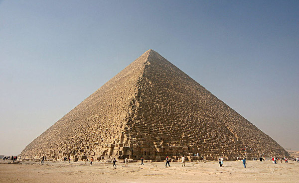 Пирамида Хеопса, как «русская матрешка» состоит из трех